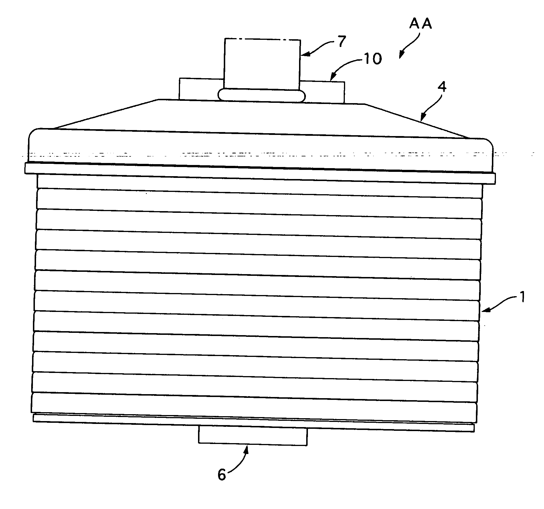 Core structure of housingless-type oil cooler