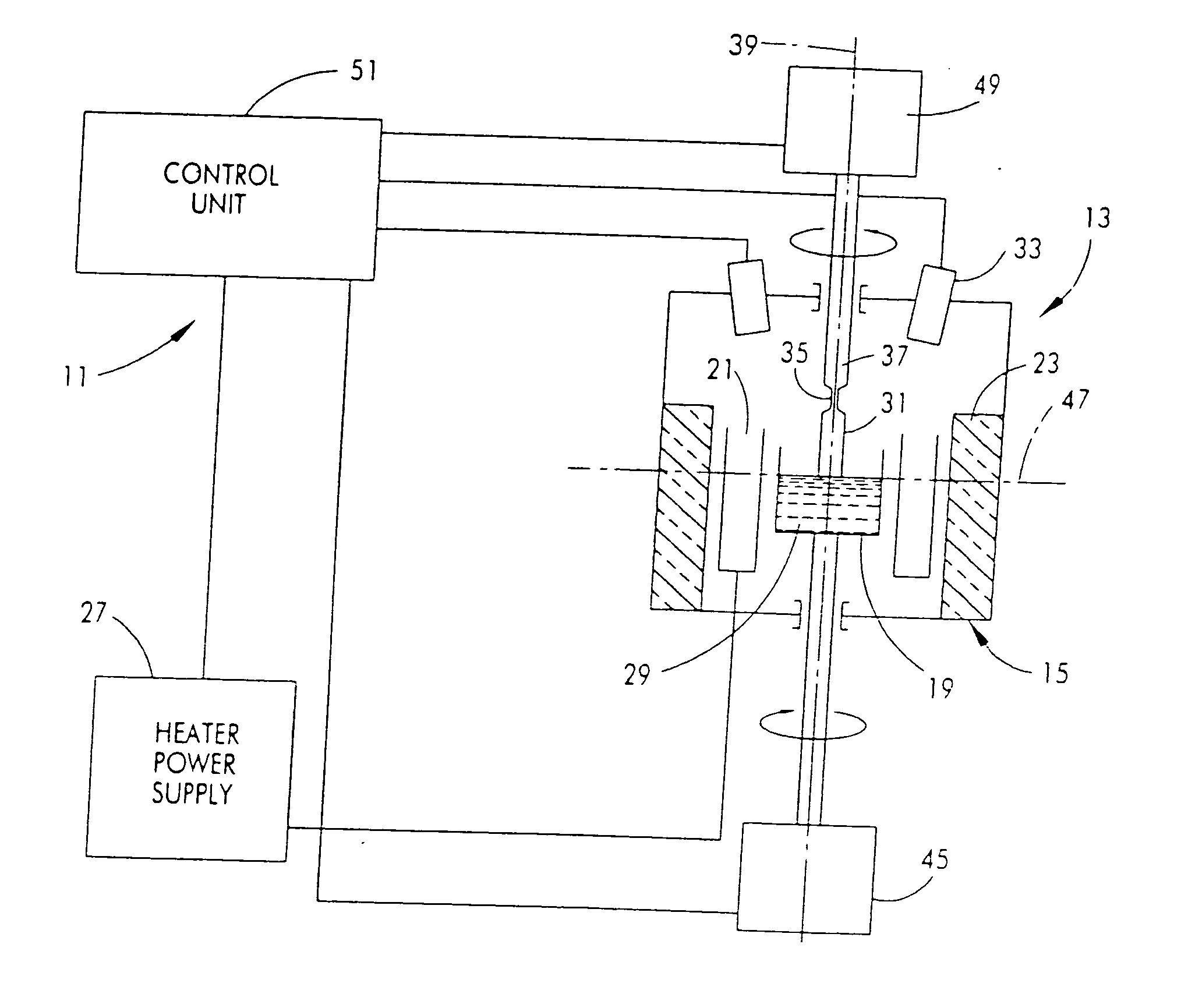 Method to monitor and control the crystal cooling or quenching rate by measuring crystal surface temperature