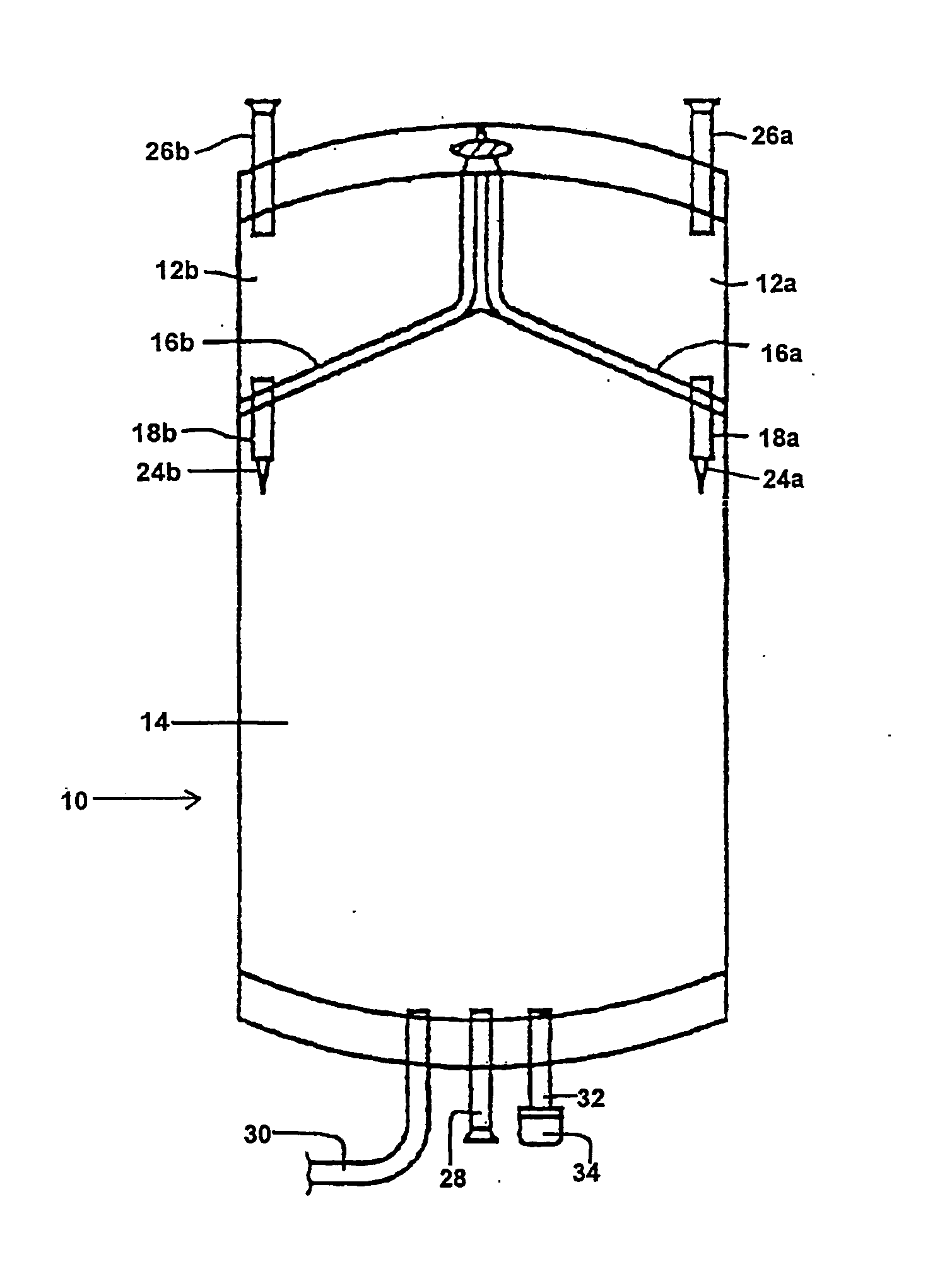 Multiple compartment bag assembly for dialysis fluid