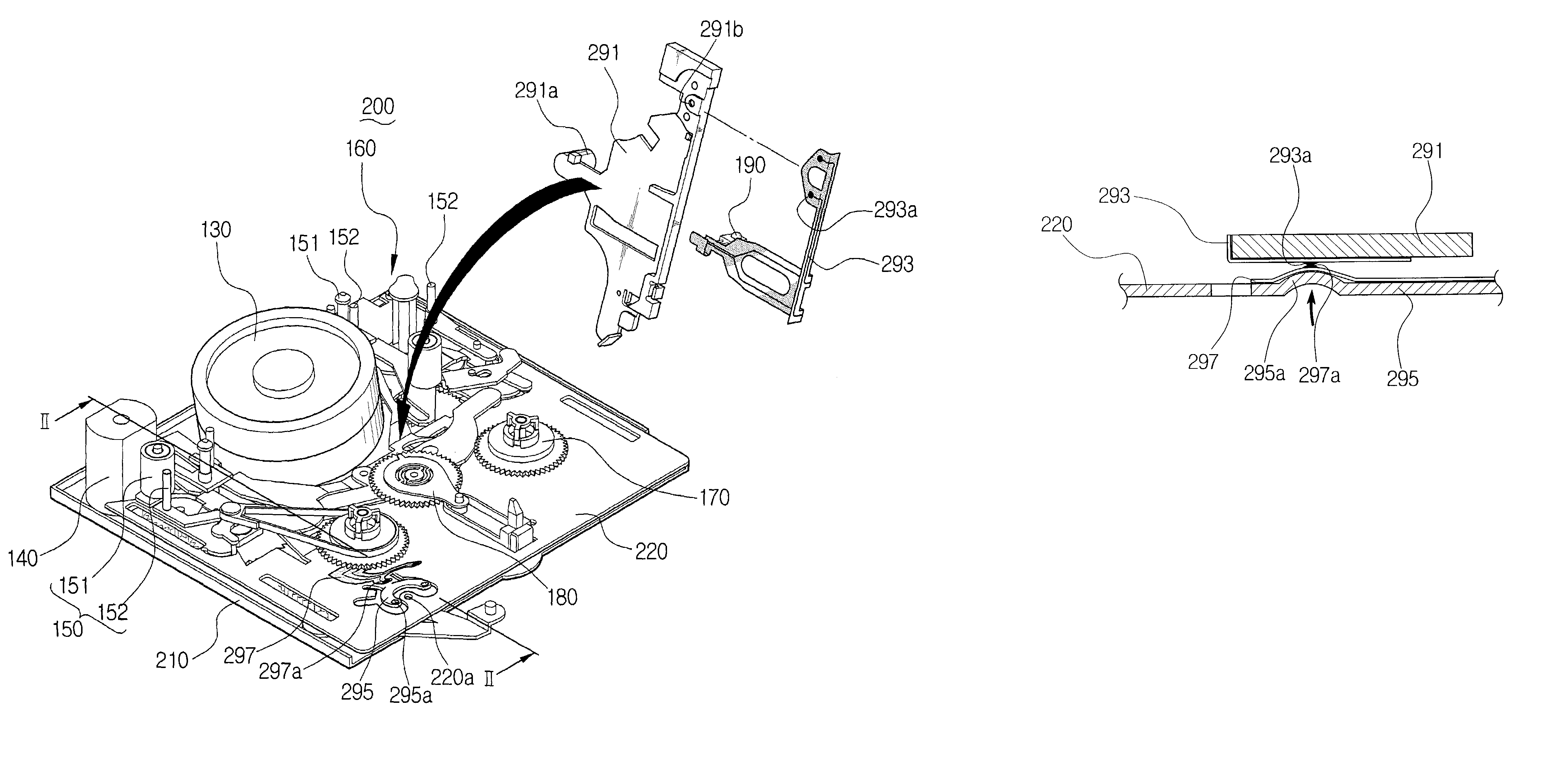 Electric power supply device of a tape-end detecting sensor for a tape recorder