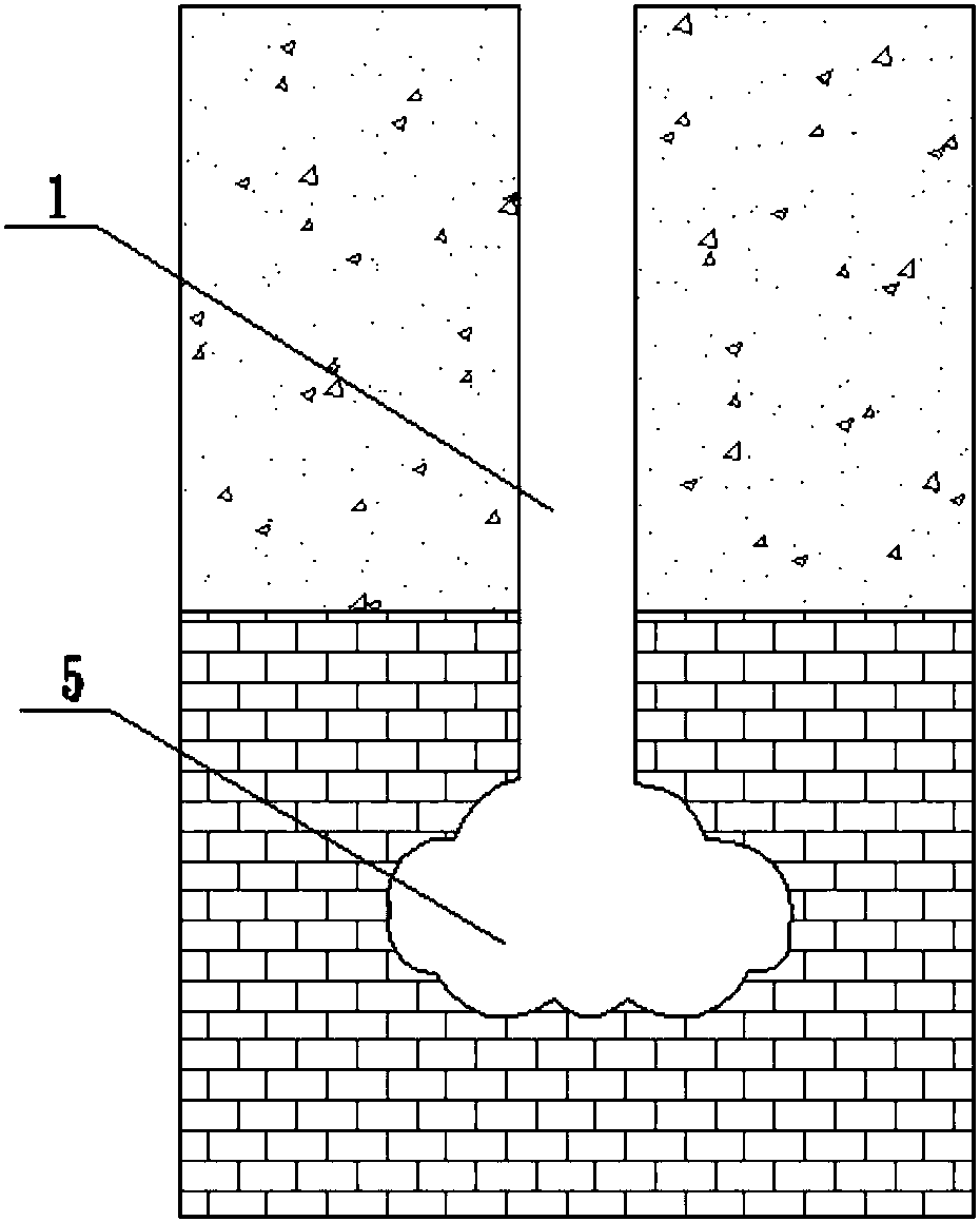 Karst cave treating method suitable for pile foundation construction in karst area