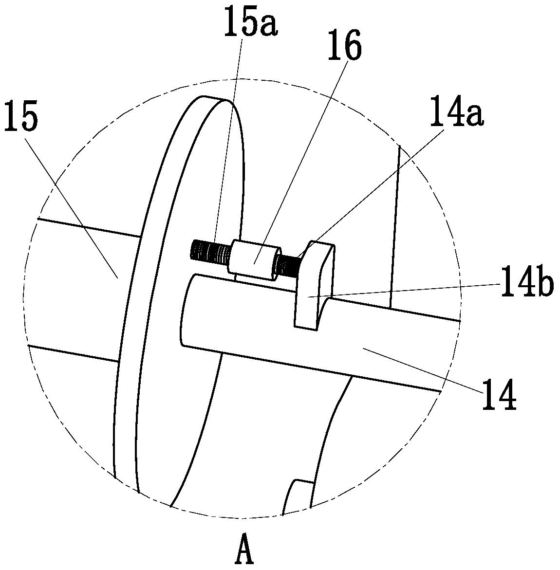 An electric small cable winding device