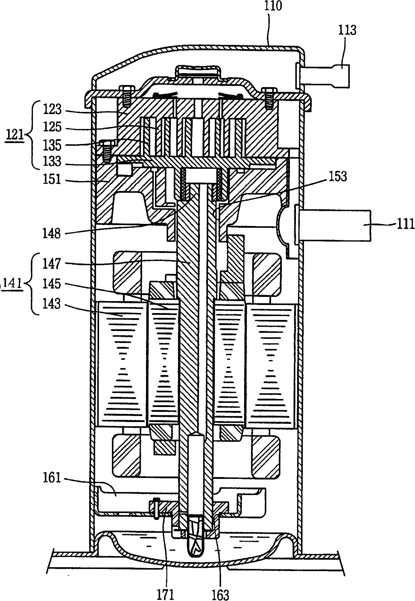 Thrust plate and cyclone compressor with the same