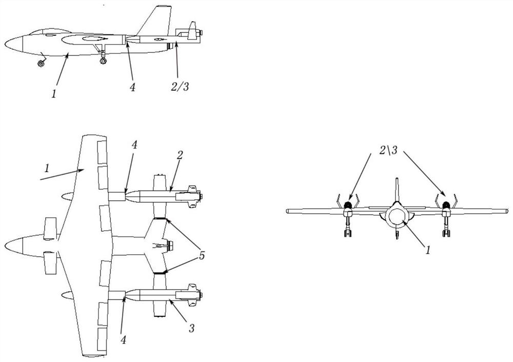 Manned aerial vehicle and unmanned aerial vehicle combined system