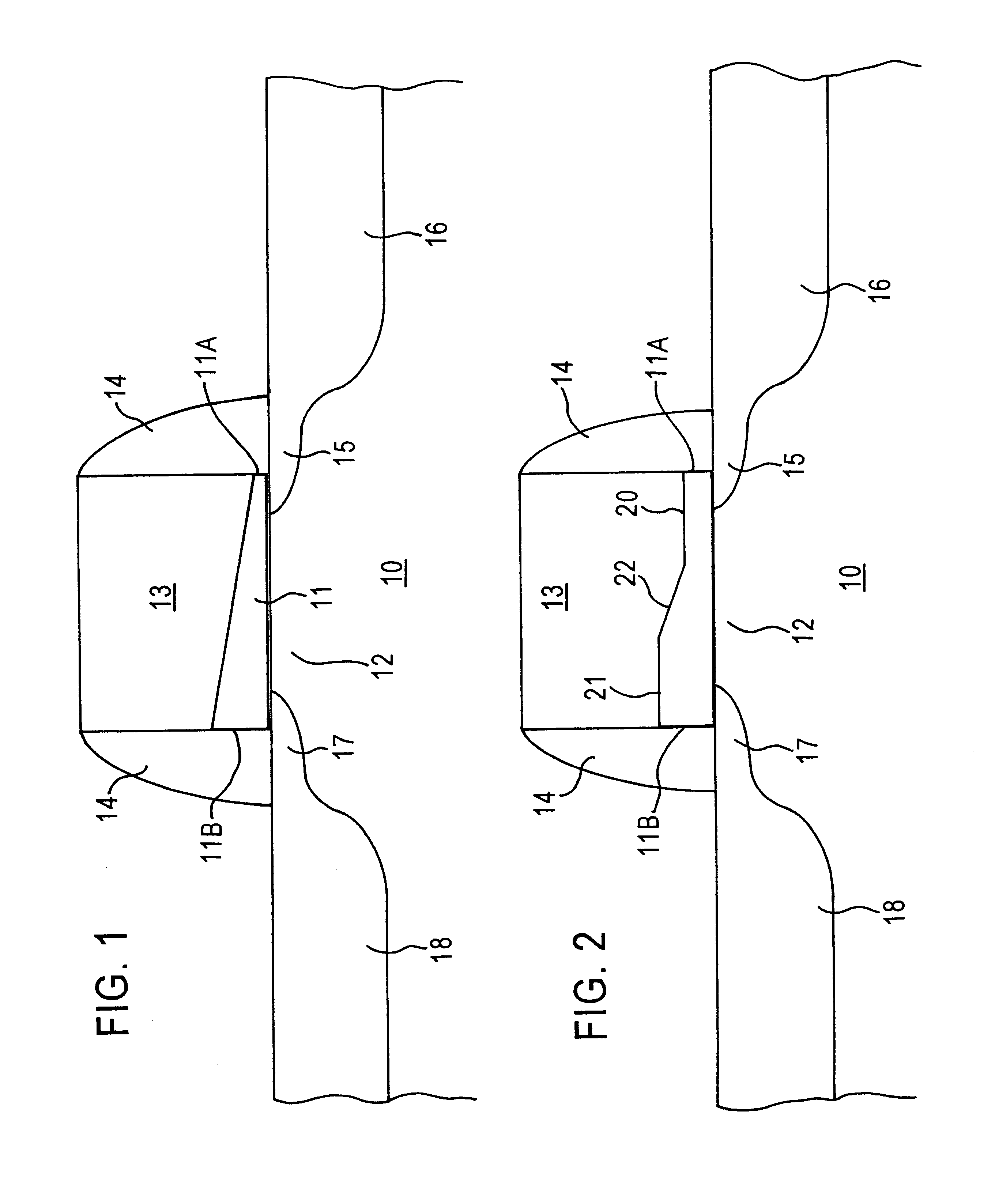 Semiconductor device with a modulated gate oxide thickness