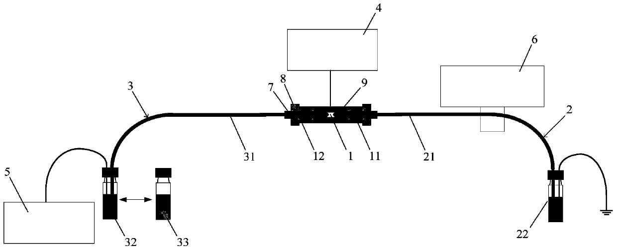 Sample concentration device and method for capillary electrophoresis