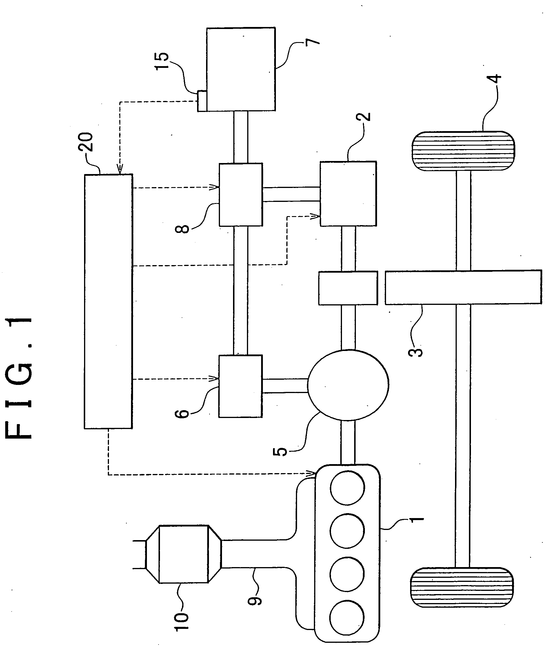 Control device for hybrid vehicle and control method therefor