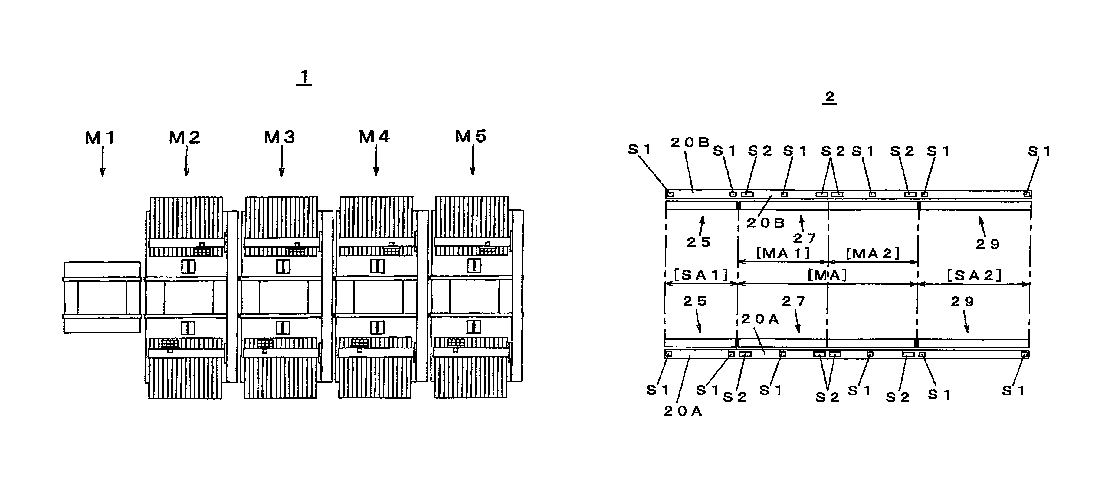 Electronic component mounting method providing a substrate standby area