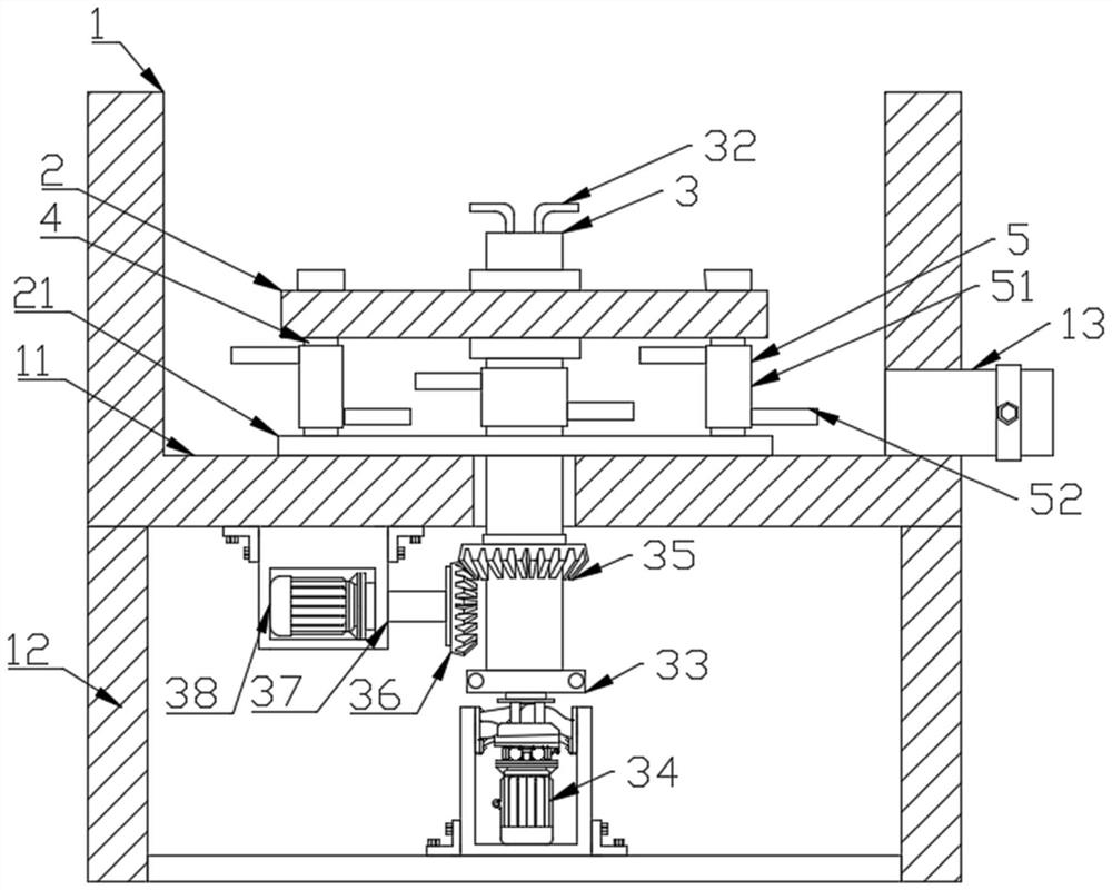 Anti-solidification mechanical stirring device for commercial concrete