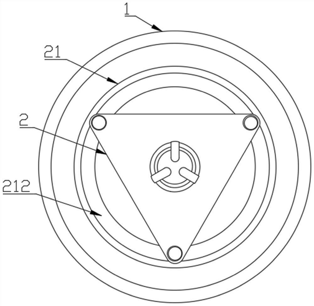 Anti-solidification mechanical stirring device for commercial concrete