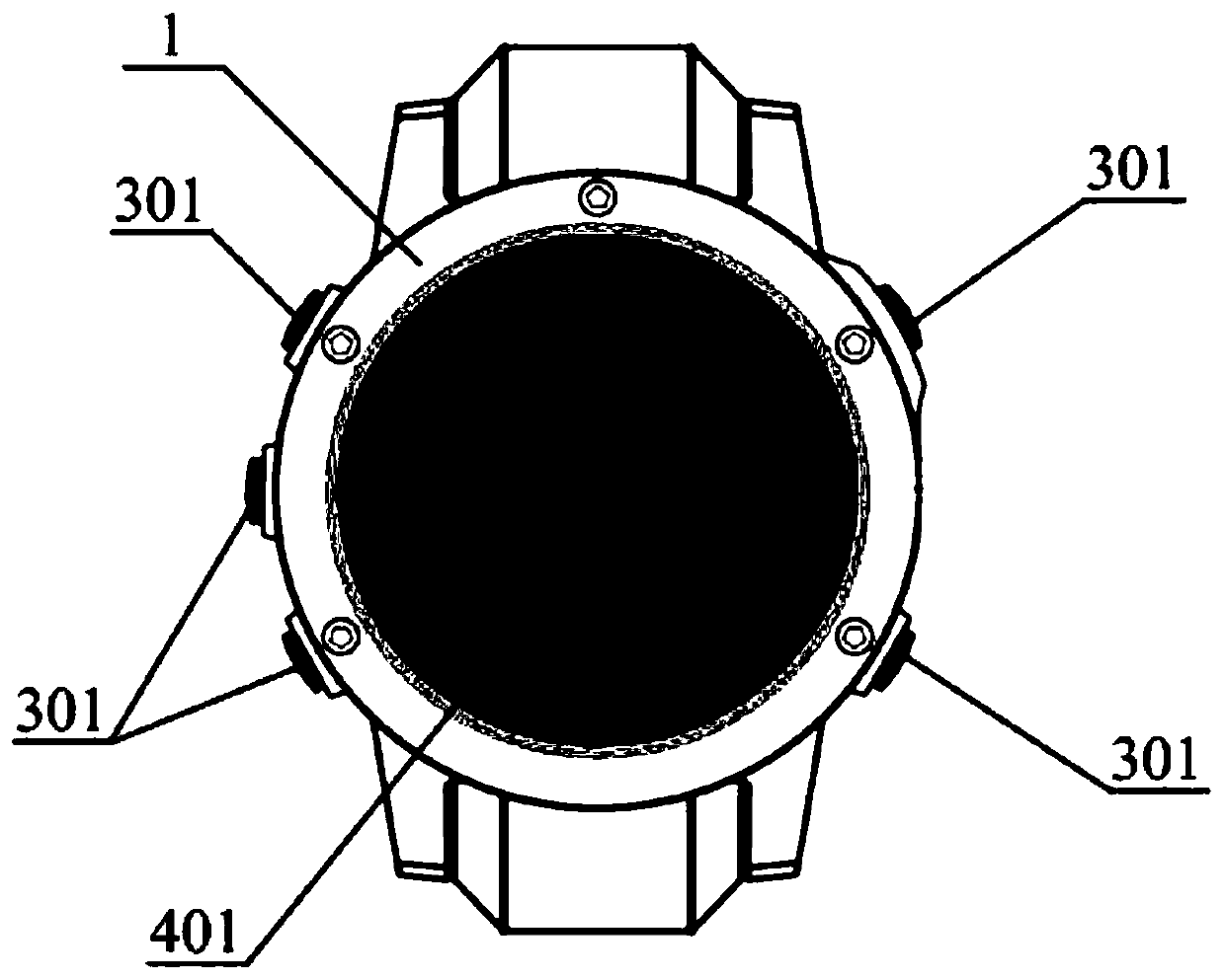 Quick time service watch based on Beidou No.3 system