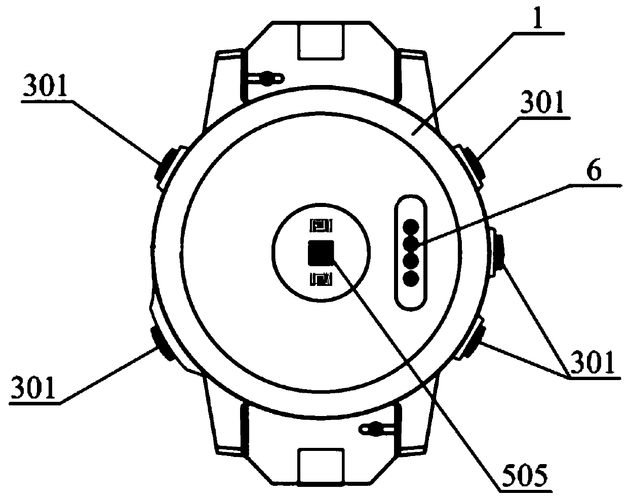 Quick time service watch based on Beidou No.3 system