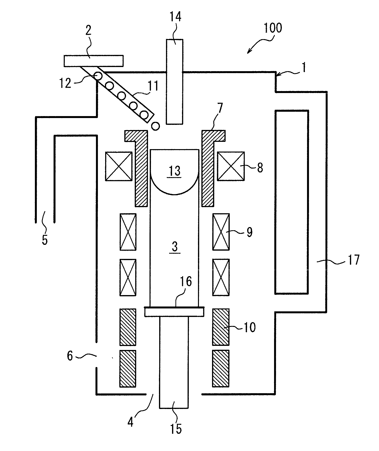 Polycrystalline silicon and method of casting the same