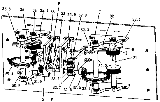 Packaging box unfolding and hinge mechanism