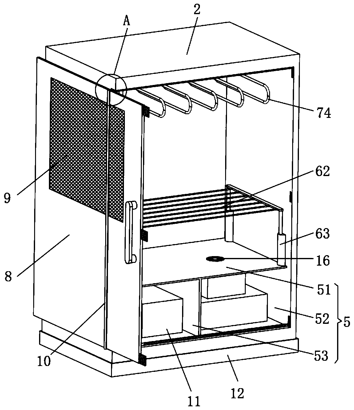 Bed unit ozone sterilizing machine