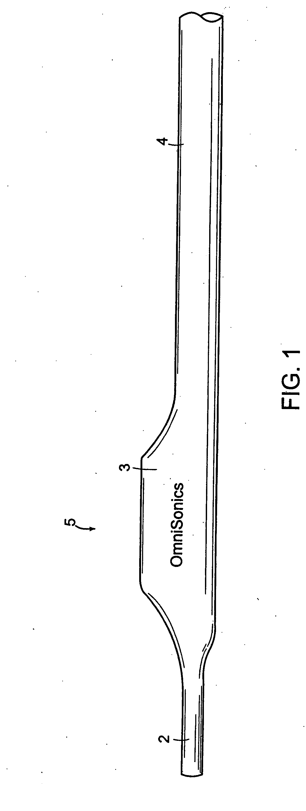 Method for removing plaque from blood vessels using ultrasonic energy