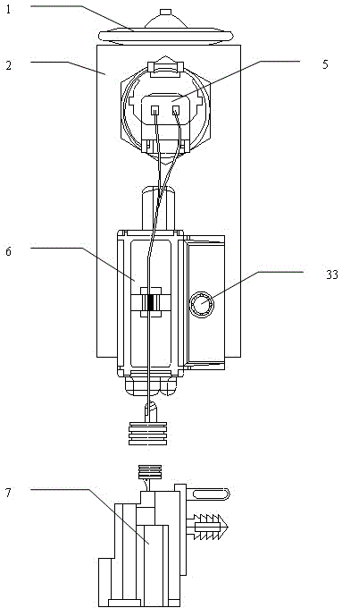 Refrigerant throttling device with temperature and pressure monitoring function