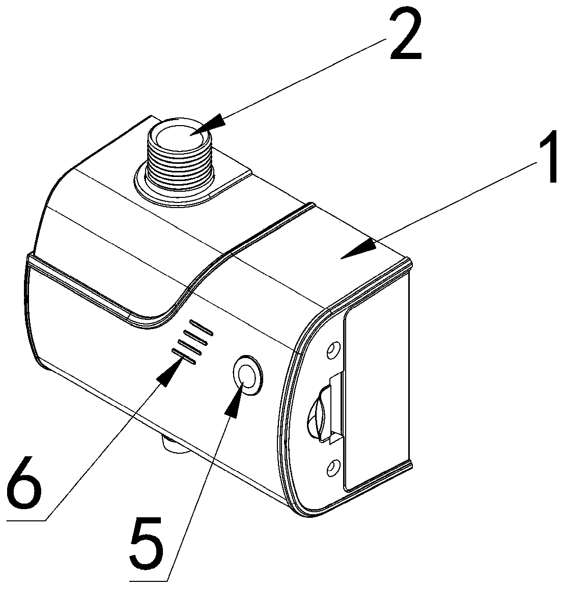 Gas safety valve, gas safety detection alarm system and method