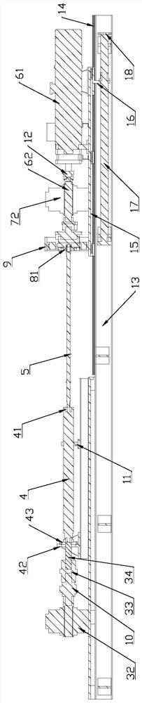 Flexible shaft test platform and detection method