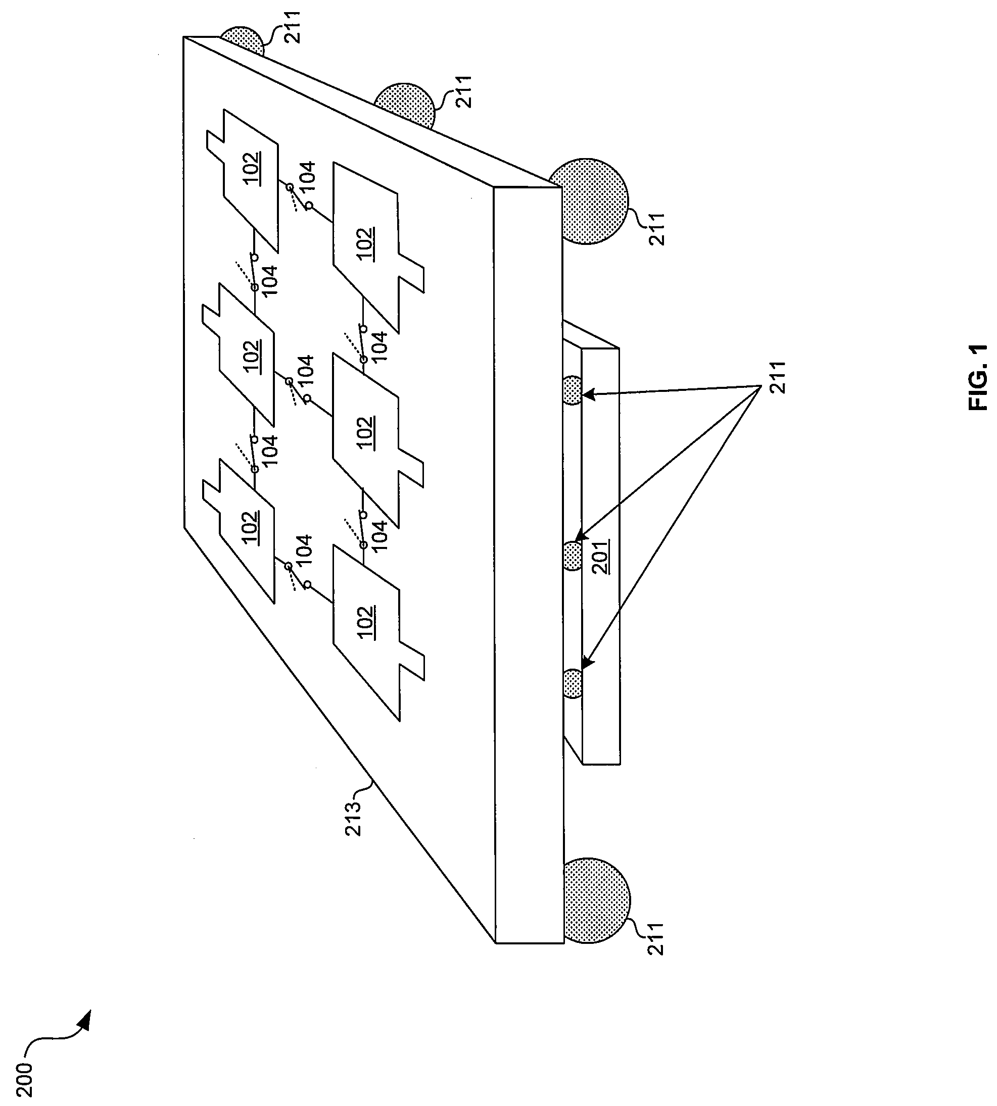 Method and system for configurable antenna in an integrated circuit package