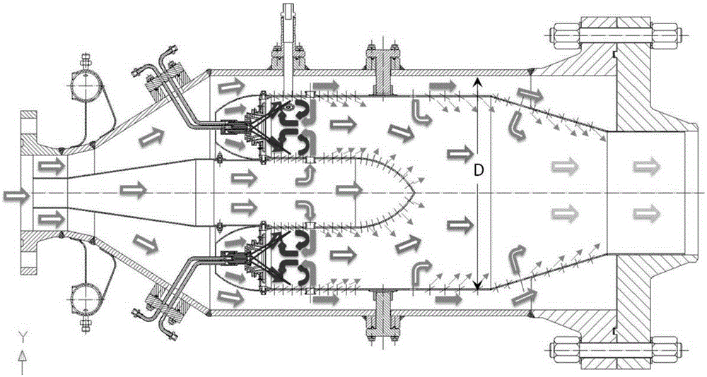 An annular combustion chamber gas generator using ethanol as fuel