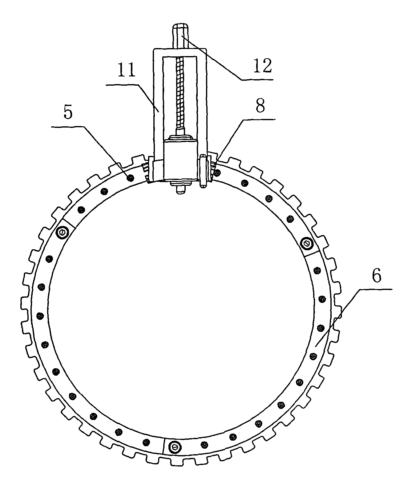 Welding mechanism of pipeline