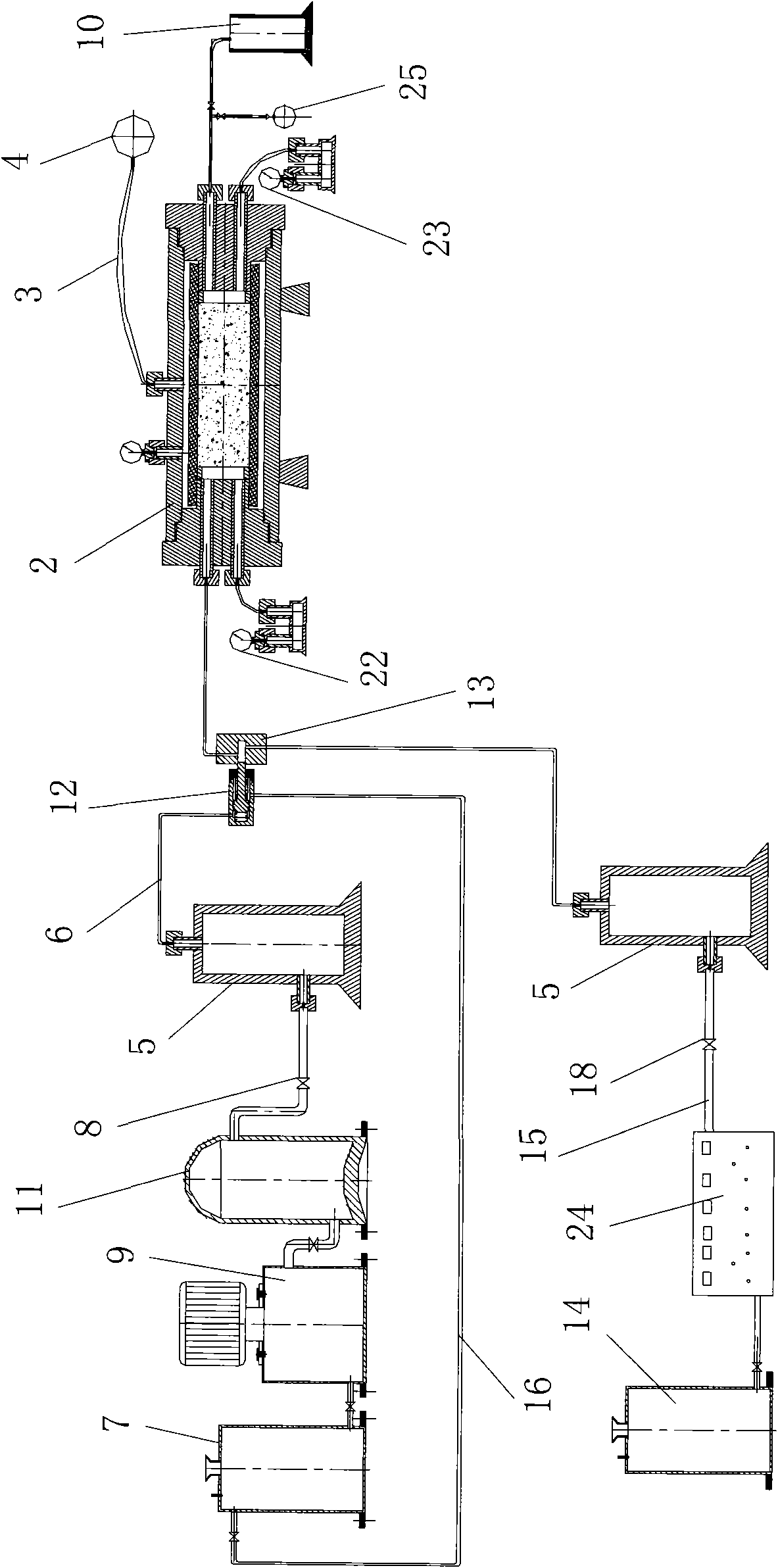 Hydraulic pulse-assisted reservoir chemical remedial treatment experiment device and method