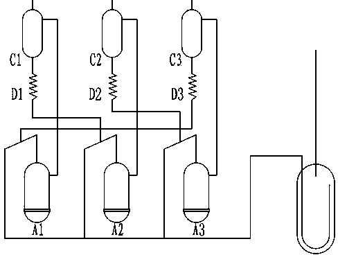 Oil balancing device for multi-compressor parallel unit