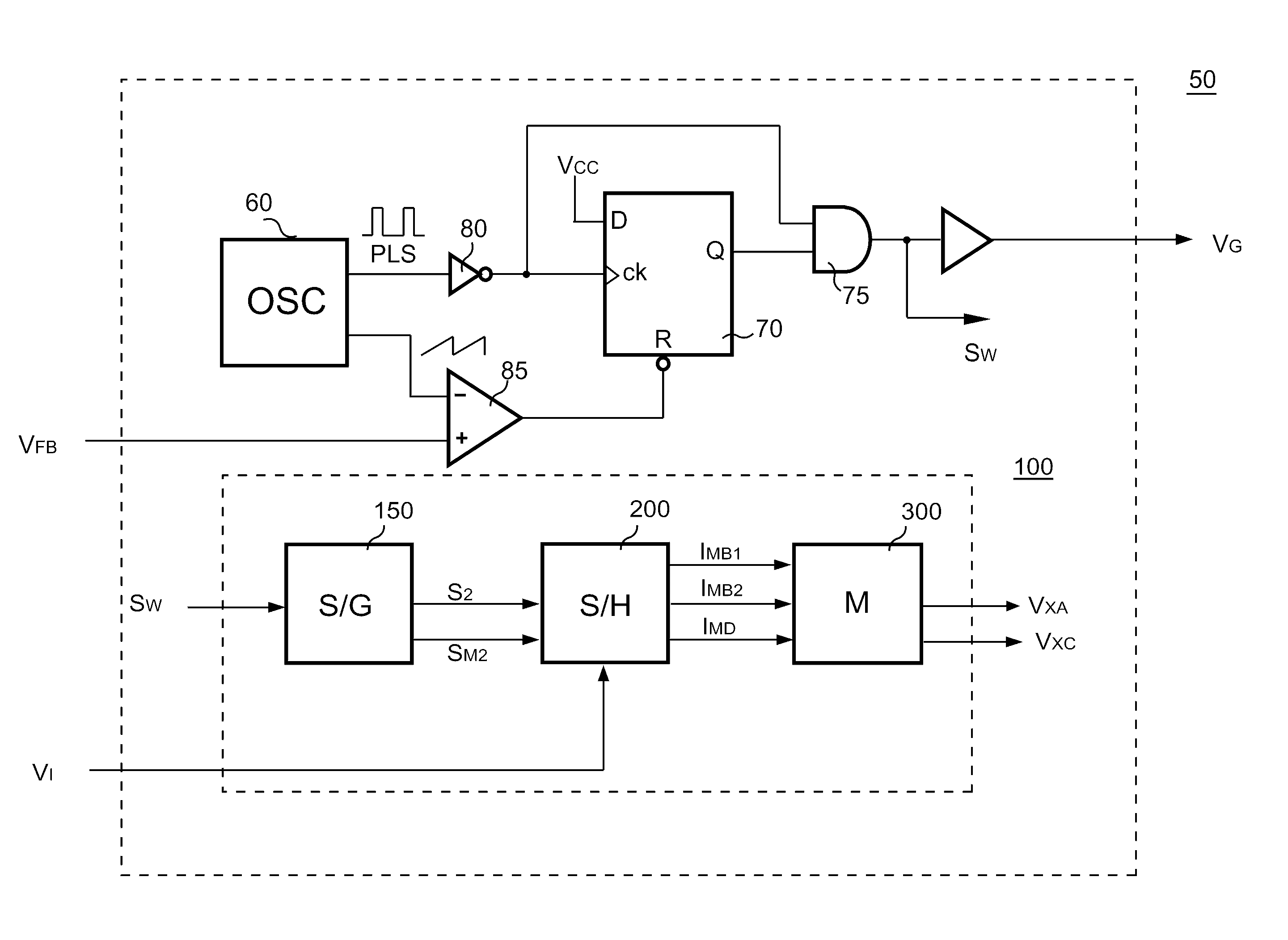 Method and apparatus for measuring the switching current of power converter operated at continuous current mode