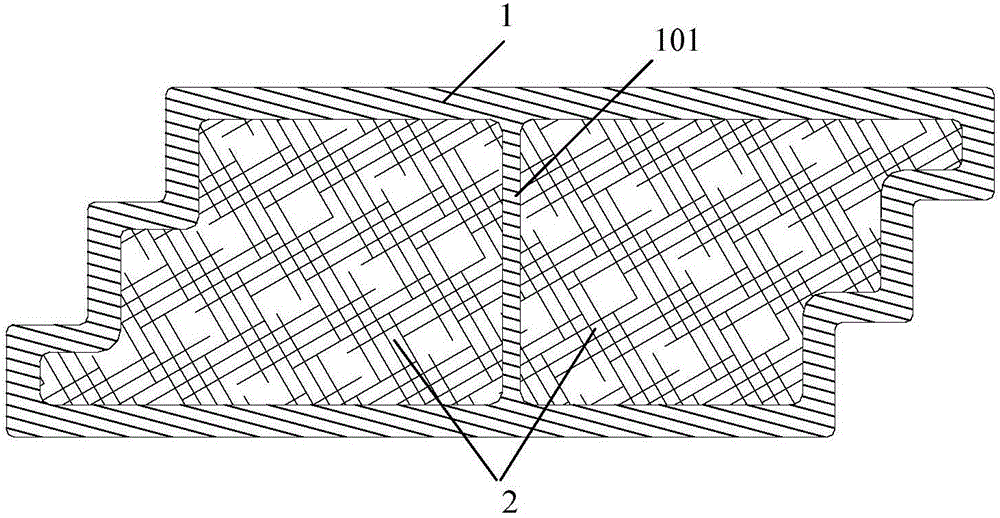 Preparation method of inorganic fiber and wood plastic composite plate