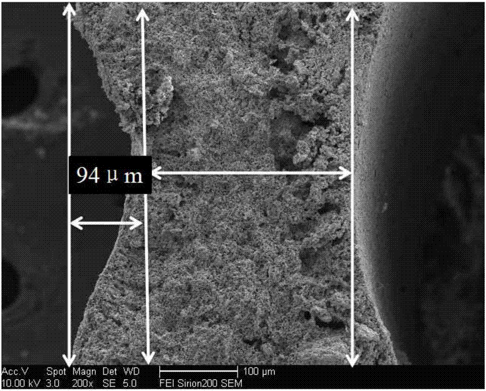 Preparation method of hollow fiber ceramic oxygen permeation membrane with flower petal-shaped cross section