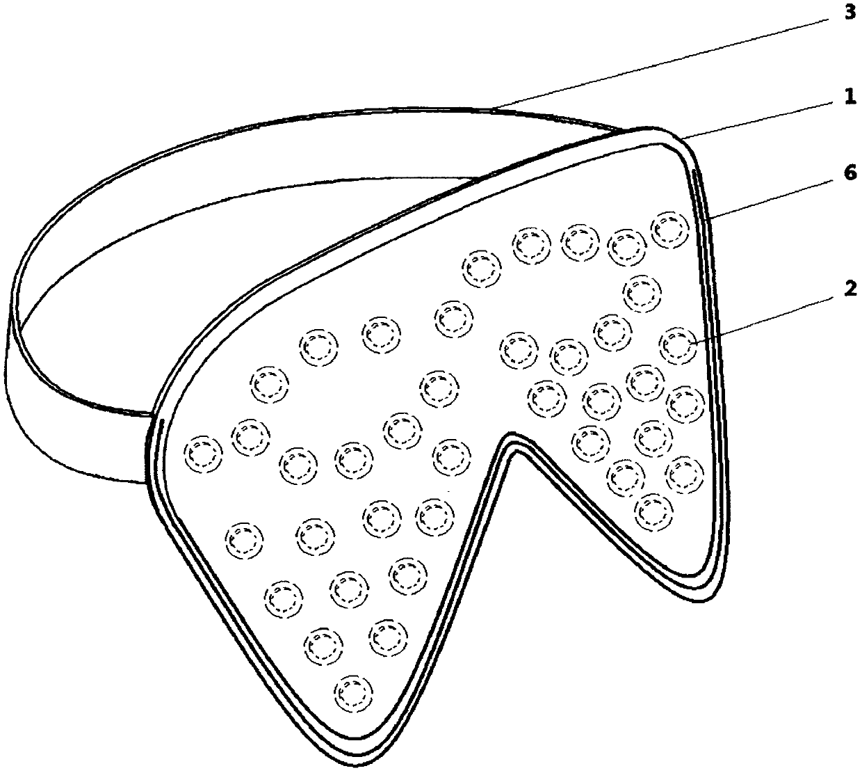 Eye protection and face protection device with built-in magnet with use face of N-polar magnetic field and manufacturing method
