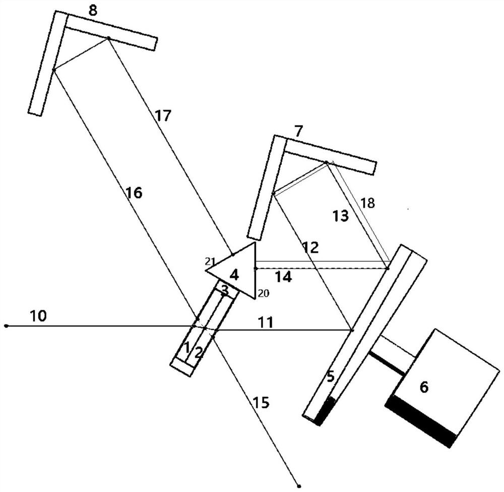 Fourier near-infrared spectrum interferometer and instrument for online material detection