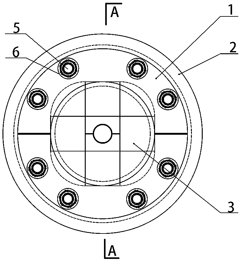 Modular pipe hole sealing device for civil air defense projects and use method thereof