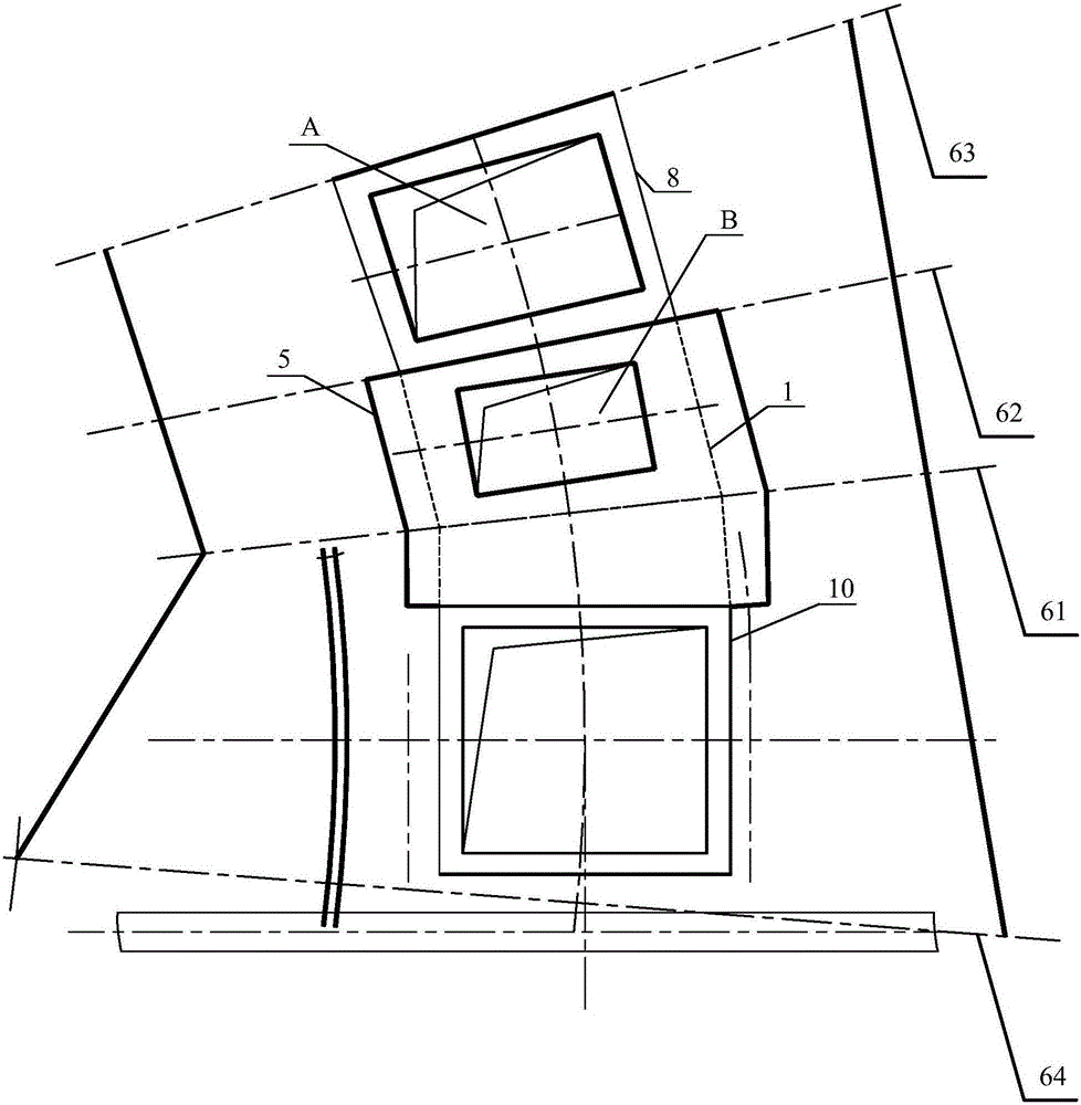 Air draft dedusting device of feeding position of ring cooling machine