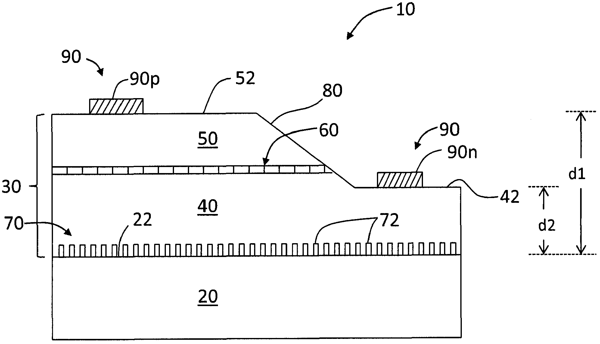 Phase-shifting mask with auxiliary phase areas