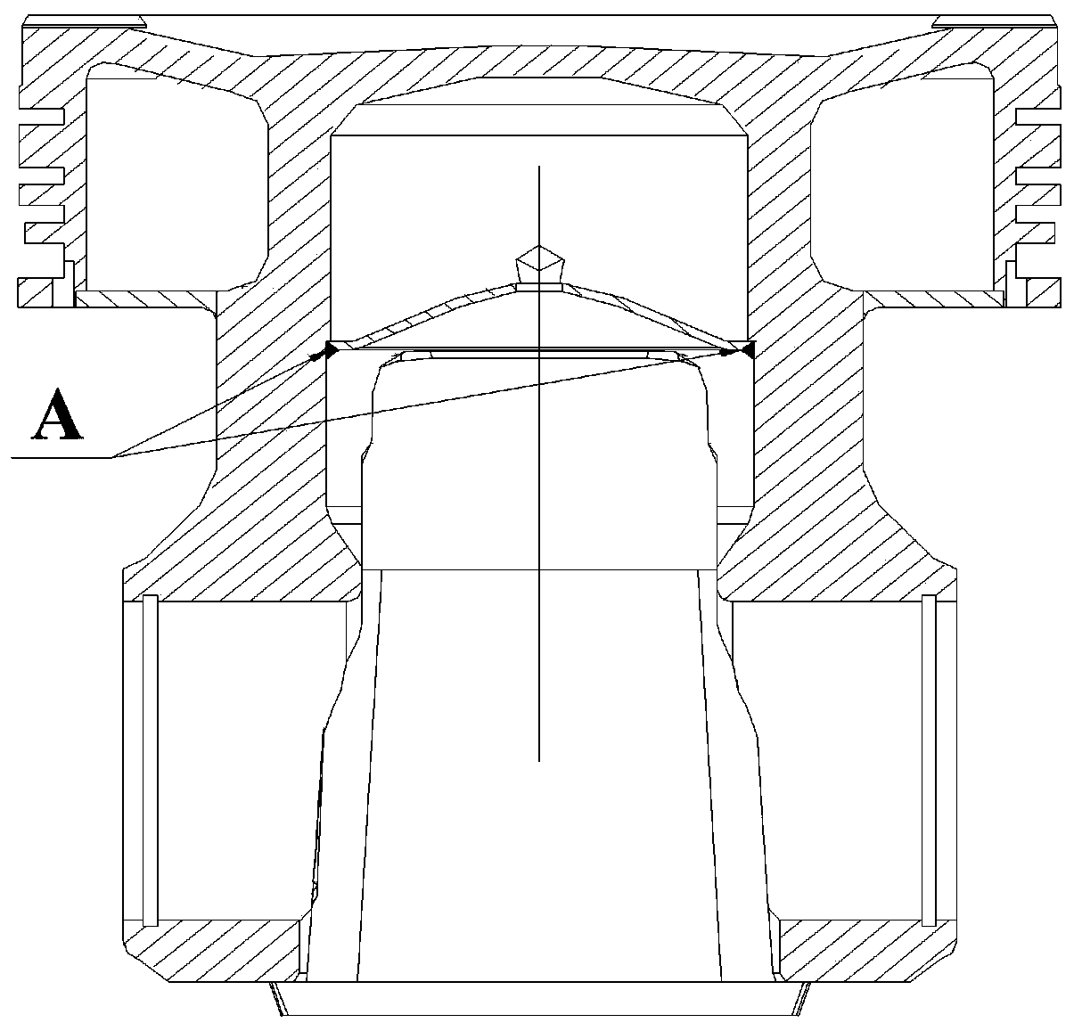 Piston with double cooling oil cavities and assembly method of piston