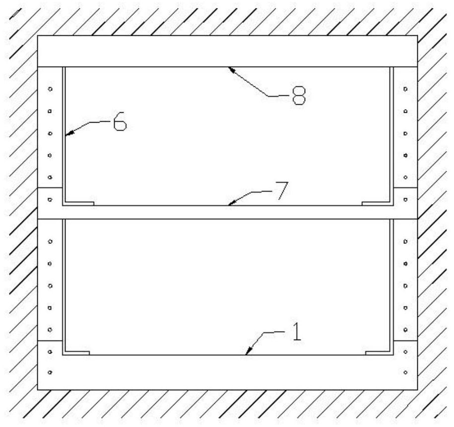 A construction method for anti-cracking of side wall structure of underground rail transit