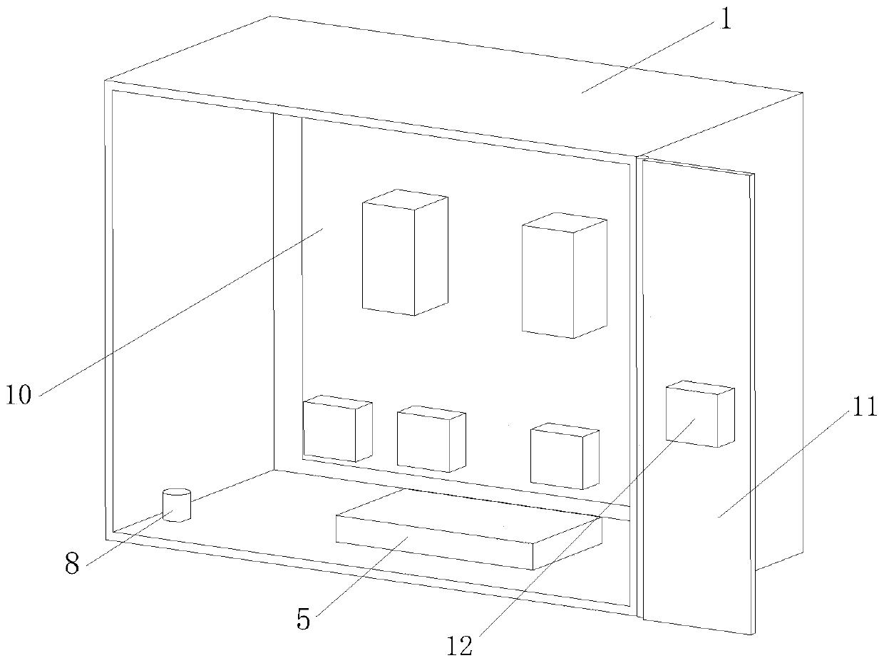 Anti-radiation and anti-static nano coating and electrical control cabinet thereof