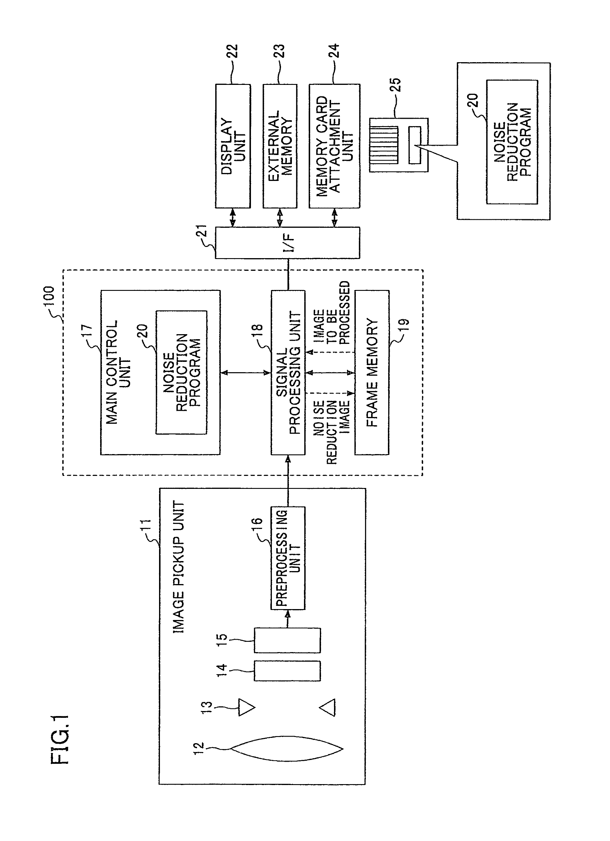 Noise reduction device, noise reduction method, noise reduction program, and recording medium