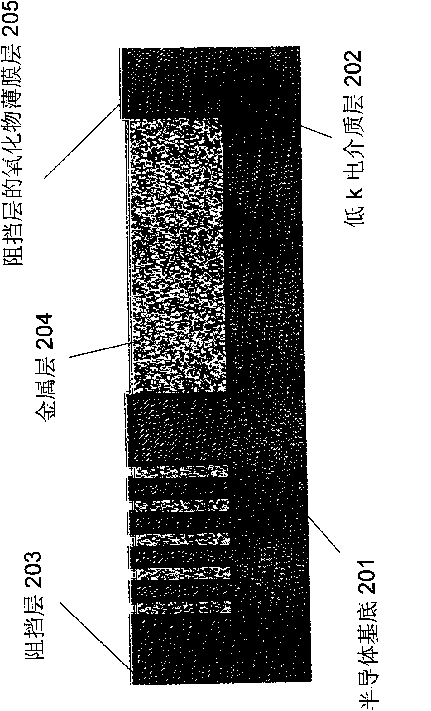 Method and device for removing barrier layer