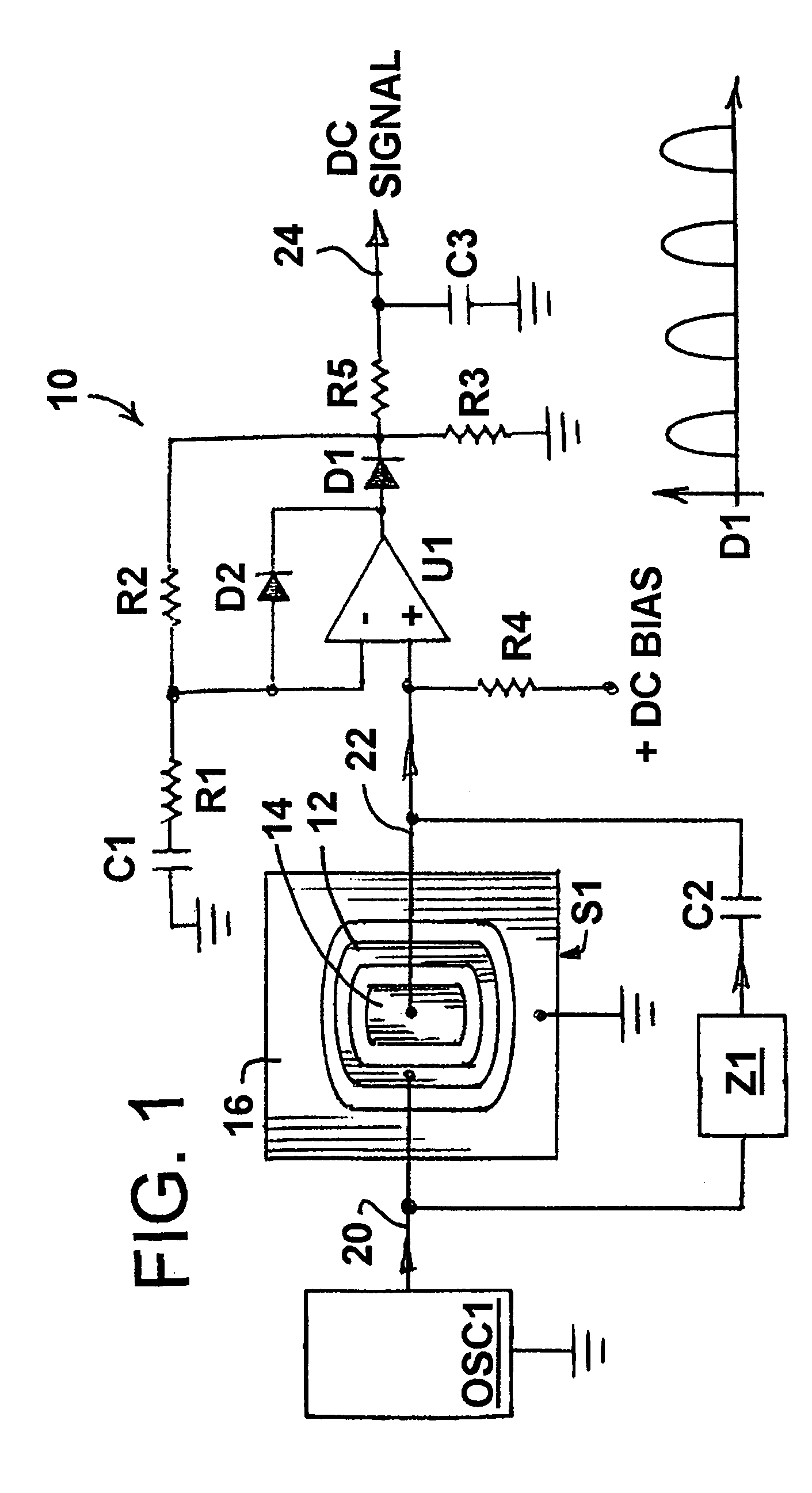 Capacitive moisture sensor