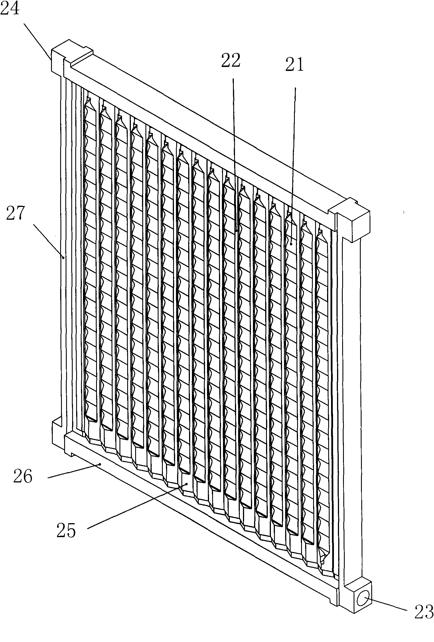 Plate cavity-type heat exchanger