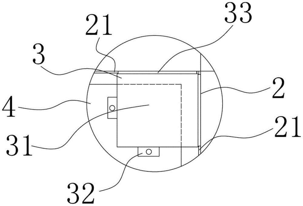 Stable curtain wall opening fan structure