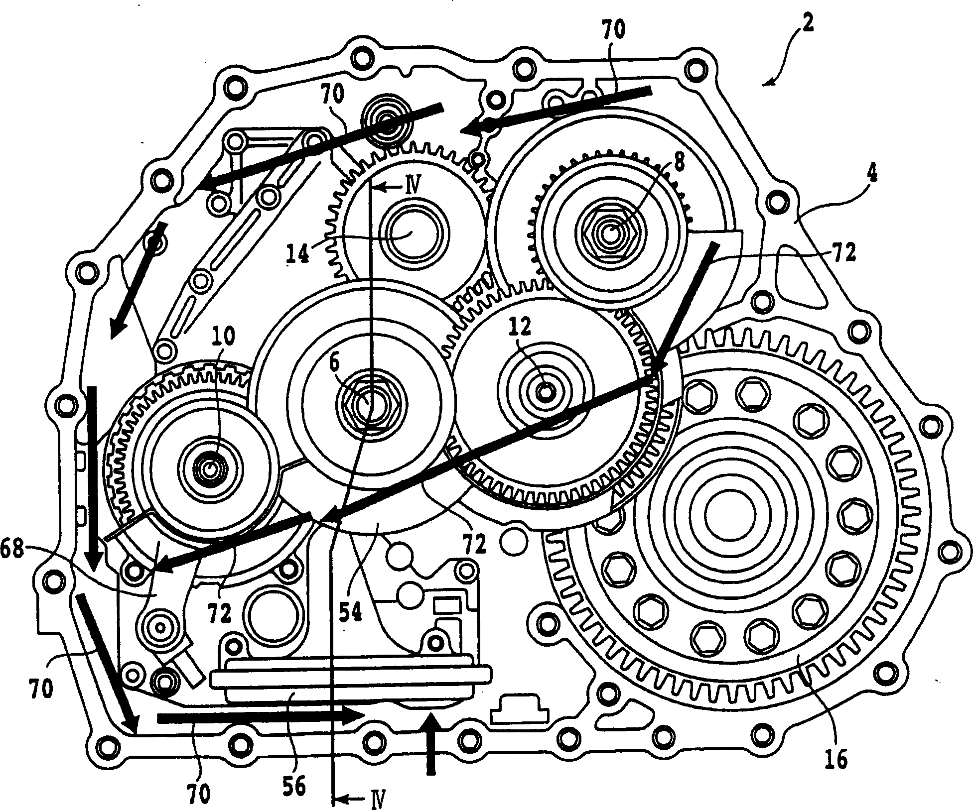 Parallel axes type automatic transmission