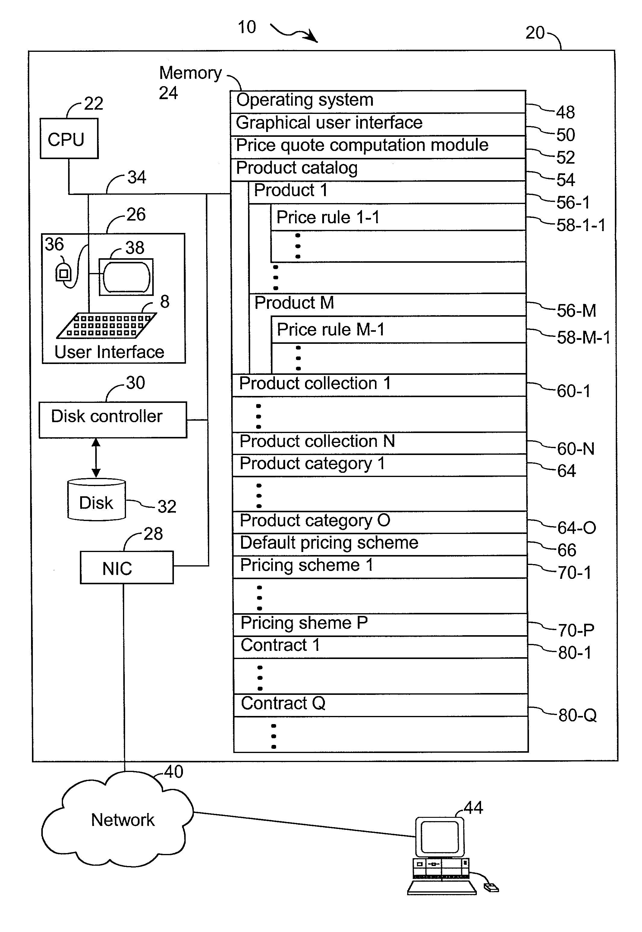 Rule-based system for determining price adjustments in a product catalog