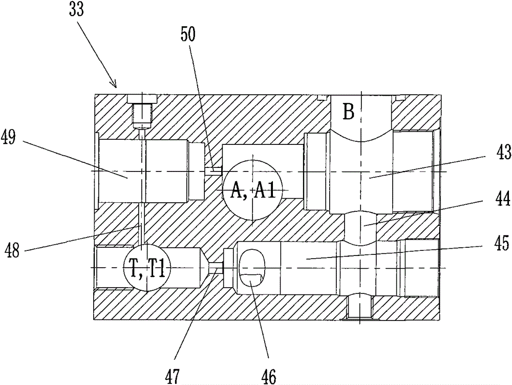 Balance valve with secondary pressure overflow