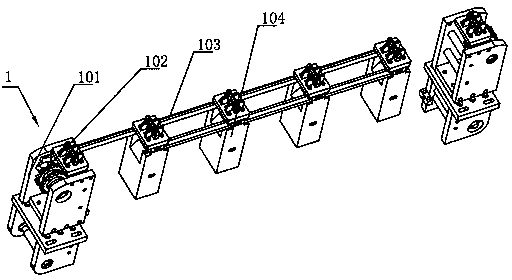 Conveying and punching device special for lock cylinders