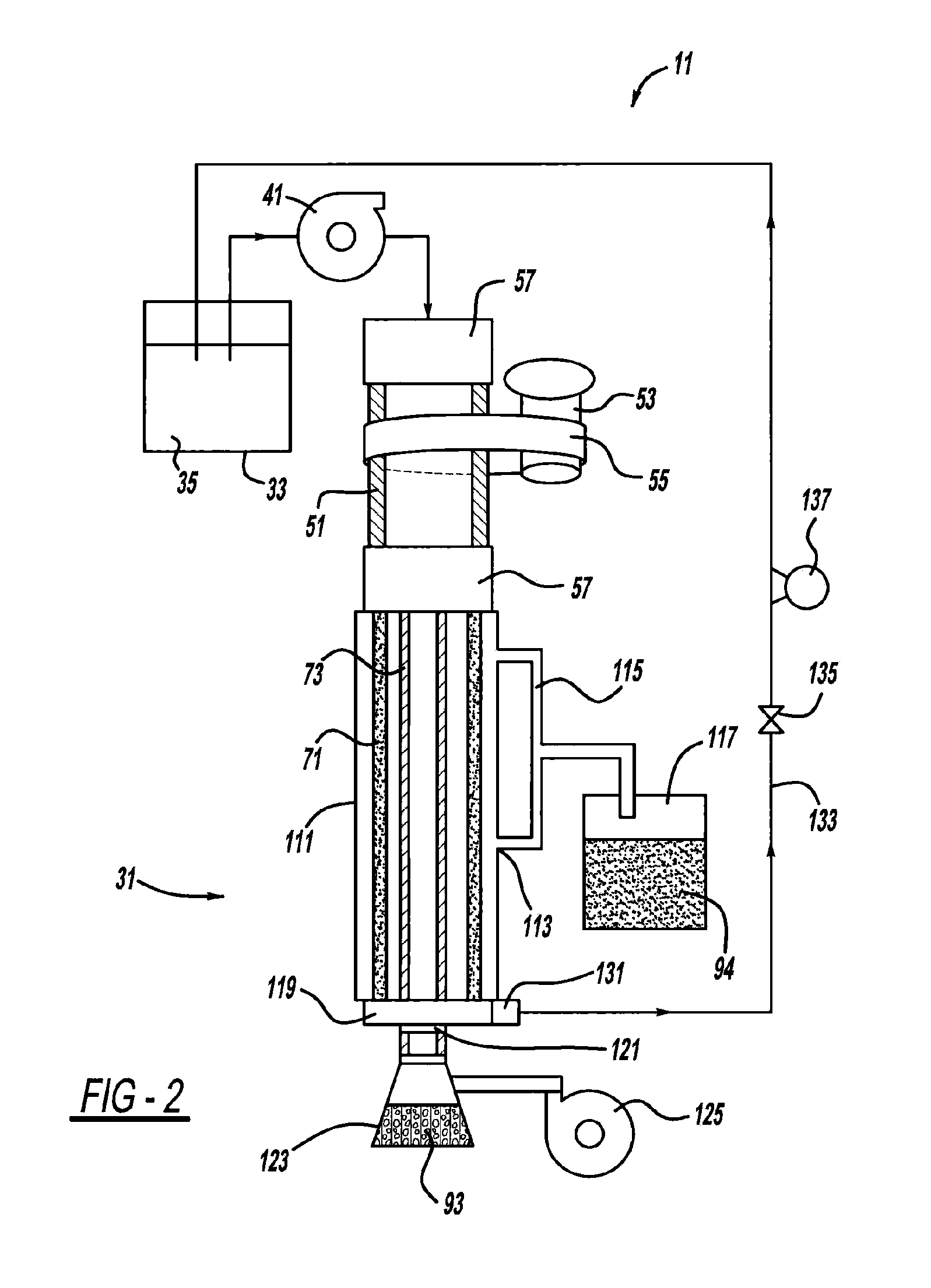 Water and oil separation system