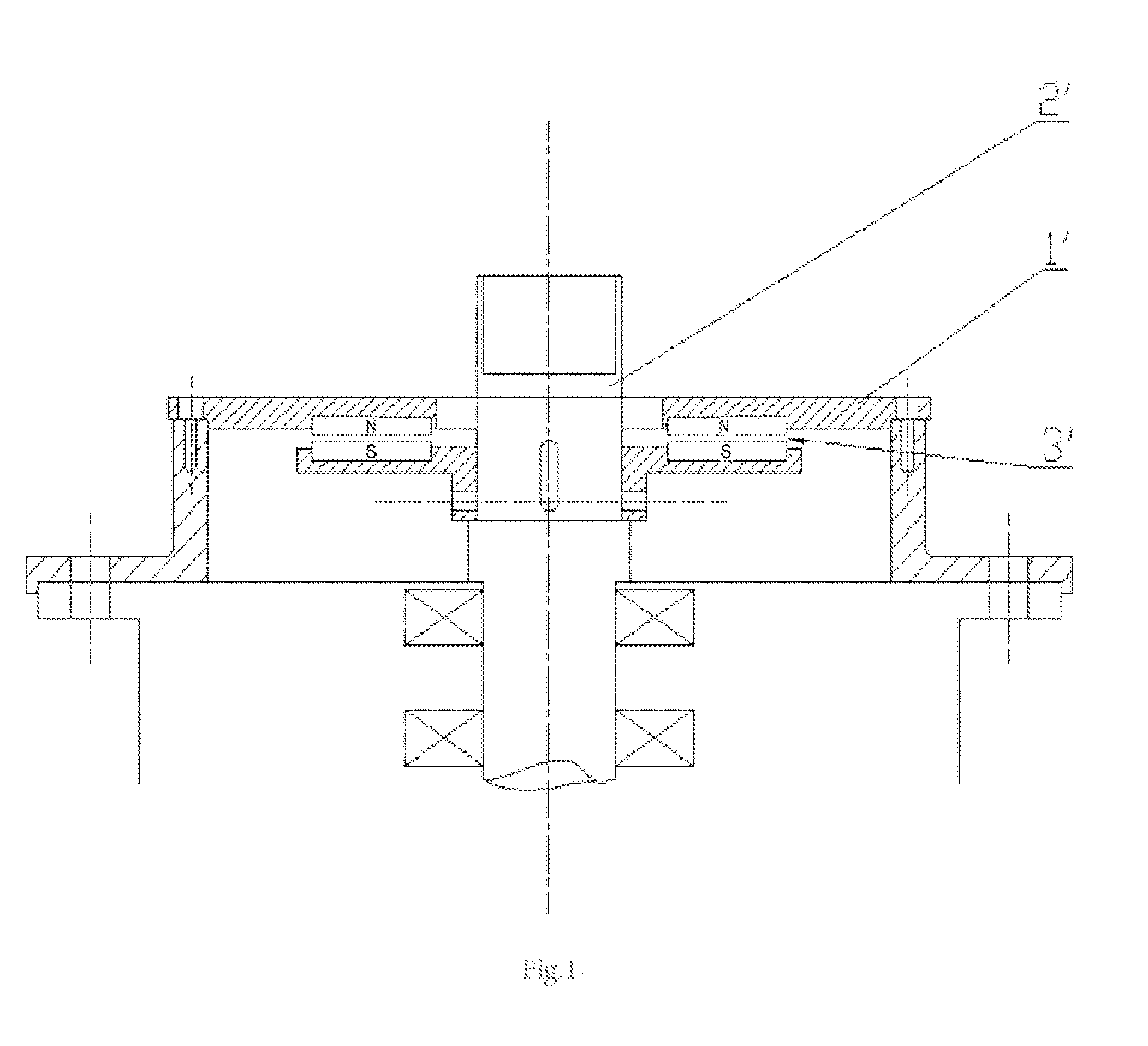 Axial permanent magnetic suspension bearing having micro-friction or no friction of pivot point